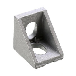 Uchwyt narożny 20x20mm M4 do profili aluminiowych 2020 - TSLOT, T-NUT, TNUT - 2x śrubka i nakrętka