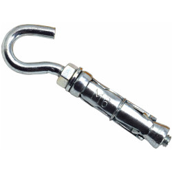 MASONMATE 0865H6 Hook Bolt Shield Anchor M6 (50)