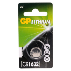 GP GPPBL1632024 Lithium Button Cell CR1632 (DL1632) - Card of 1