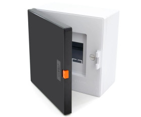 Rozdzielnica natynkowa IP40 4 - modułowa z poziomnicą, skrzynka modułowa NILSON, 32881004