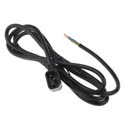 Przewód zasilania 2m 10 A 250 V Czarny