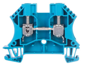 Złączka szynowa 2-przewodowa 6mm2 niebieska Ex WDU 6 BL 1020280000