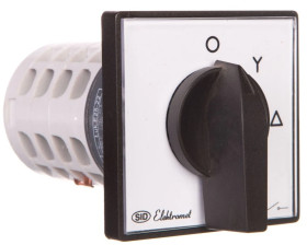 Łącznik krzywkowy 0-gwiazda-trójkąt 5P 25A IP65 Łuk E25-22 952521