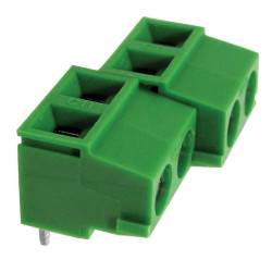 CamdenBoss CTB0550/2 2 Way 14A Low Profile 90&#xB0; Terminal Block 5mm Pitch