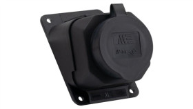 Gniazdo Gumowe Natynkowe Skośne 230V 16A Ip44