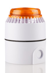 Zestaw sygnalizatorów akustycznych i lamp sygnalizacyjnych 18→ 24 V DC Pomarańczowy DC IP54, IP65 Montaż ścienny