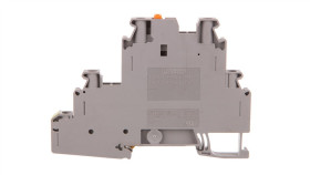 Złączka Szynowa Ochronna Rozłączalna 3-Piętrowa 4Mm2 Szara Ut 4-Pe/L/Mt...