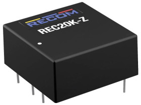 RECOM REC20K-4812SZ Przetwornica DC/DC, do PCB, SIP-6, 20 W, 12 V, 1.67 A, 1 szt.