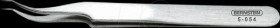 5-054 SMD tweezers, double curved, very pointed, 120 mm