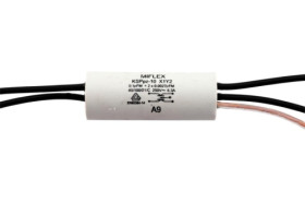 KSPpz-10 0,1uF + 2x2,7nF / 250V kondensator rozruchowy - silnikowy, przewód