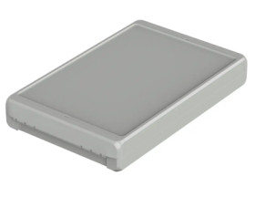ABS enclosure, (L x W x H) 271 x 170 x 40 mm, light gray (RAL 7035), IP66, 96036345