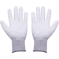 Quadrios 1903EC067 Quadrios ESD Gloves Size L Polyamide Polyurethane
