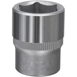 Sealey S1414 WallDrive&#xAE; Socket 14mm 1/4&quot;Sq Drive