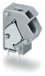 Złącze PCB 1 -pinowe raster 7.5/7.62mm 2 -rzędowe Przewlekany Męski WAGO