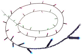 Bajkowe światła WiZ 8720169076969 RGB