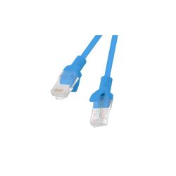 Kabel sieciowy Ethernet Patchcord 0,5m kat.5E UTP, niebieski, Lanberg