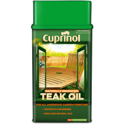 Cuprinol 5212362 Naturally Enhancing Teak Oil Clear 1 litre
