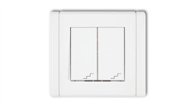 Flexi Łącznik Podwójny Schodowy Biały Fwp-33