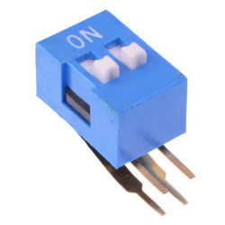 NDA02BT APEM 2-Way Right Angle DIP Switch SPST