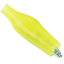 Yellow Miniature Alligator Clip 27mm