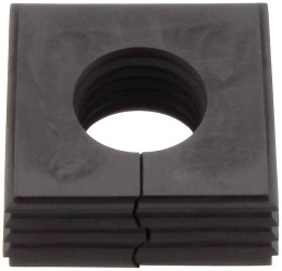 CONTA-CLIP 28542.4 Element uszczelniający KDS-DEG 21-22 BK, (D x S x W) 42.8 x 42.8 x 17.7 mm, termoplastyczny elastomer