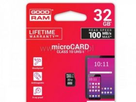 Karta micro SD 32GB UHS I Goodram Class 10
