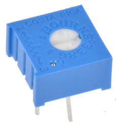 Potencjometr dostrojczy 220Ω THT 0.5W Regulacja górna 0,76 mm