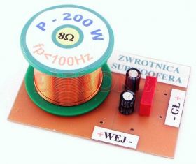 ZWROTNICA SUBWOOFER 200W 8 0M fp<100Hz