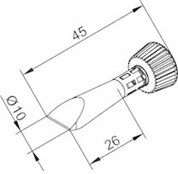 Grot lutowniczy Ersa 0102CDLF100C/SB 0102CDLF100C/SB 1 szt.