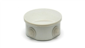 Puszka N/T Hermetyczna 80X40 Klik 4 Dławiki Ip44 Biała S-Box 026B