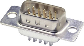 econ connect ST15HD Listwa męska D-Sub 180 ° Ilość styków: 15 kielich lutowniczy 1 szt.