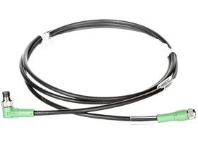 Kabel do czujnika 3P 1,5m wtyki kątowe M8 gniazdo proste M8 SAC-3P-M 1682045