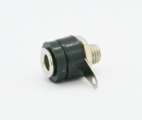 Gniazdo bananowe typ I (małe) czarne, 30V / 19A