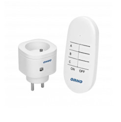 Gniazdo bezprzewodowe mini sterowane pilotem OR-GB-440
