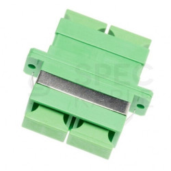 Adapter światłowodowy FO SM duplex SC/APC-SC/APC zielony PFOT
