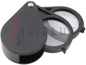 Lupa ręczna składana podwójna 30mm/5D+5D