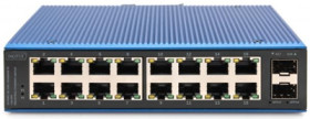 Ethernet switch, unmanaged, 16 ports, 1 Gbit/s, 12-52 VDC, DN-651138