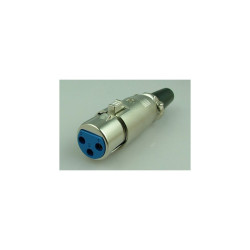 Gniazdo mikrof.3 pin XLR obejma