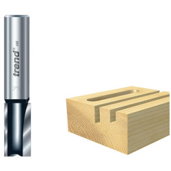 Trend TR37 x 1/2 TCT Two Flute Cutter Long Shank 12 x 63mm