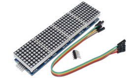 MAX7219 dot matrix module 4 in one display