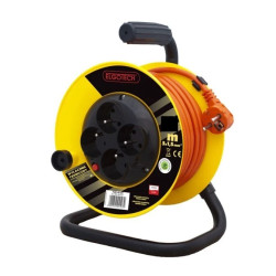 Przedłużacz bębnowy 4-gniazda z/u 10m /OMY 3x1,5/ mały bęben PZB1-40-10Y