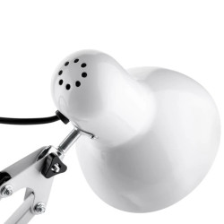 Lampka Biurkowa Kreślarska Stołowa E27 TOBI Biała Lumiled + uchwyt na blat