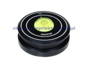 Docisk płyty z poziomicą Alu Black