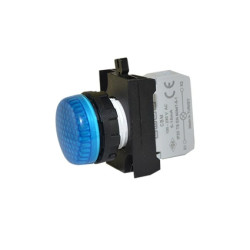 Lampka sygnalizacyjna serii CP z LED, 100-230V AC, niebieska T0-CP0M0XM