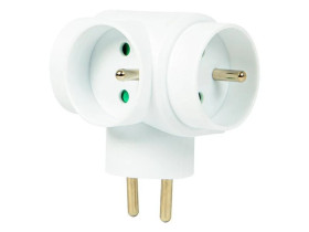 Rozgałęźnik 3 gniazda z uziemieniem Blow 98-605