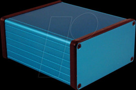 1455N1201BU profile housing, 1455 N, 120 x 103 x 53 mm, blue