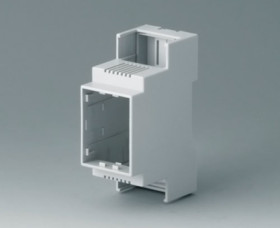 PC DIN rail enclosure, (L x W x H) 58 x 36 x 90 mm, light gray, B6701102