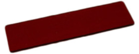 Infrared panel, PC, (L x W x H) 59 x 15 x 2 mm, red, for series 1593S/T, 1593SIR10