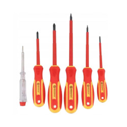 Zestaw wkrętaków 6-cz krzyżowe/płaskie 1000V WERCKERMANN