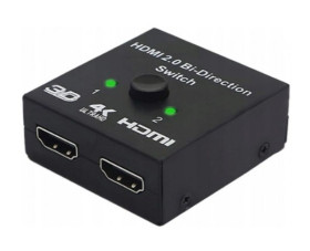 SWITCH HDMI 2X1 ROZDZIELACZ SPLITTER 4K